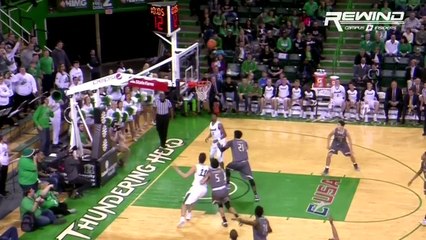 Marshall's Jon Elmore Winks At Announcer