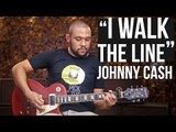 Johnny Cash - I Walk The Line (como tocar - aula de guitarra)