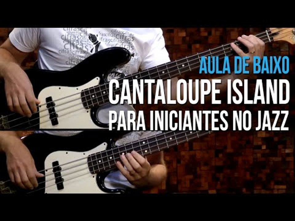 Herbie Hancock - Cantaloupe Island (aula de contra-baixo para iniciantes de jazz)