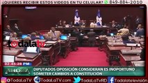 Diputados oposición consideran es oportuno someter cambios a la Constitución-CDN-Video