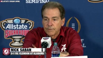 Nick Saban Sugar Bowl Postgame: "It Was A Little Bit Personal"