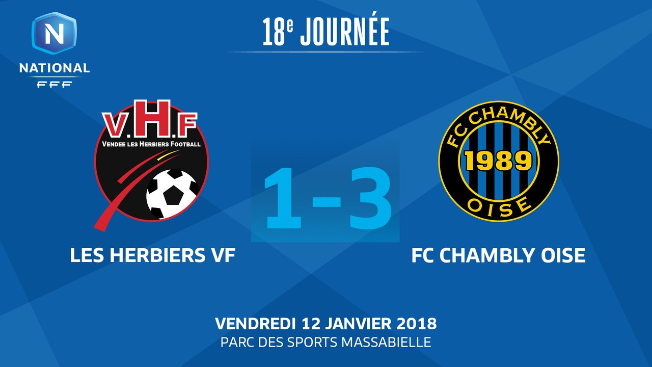J18 : Vendée Les Herbiers Football - FC Chambly (1-3), le résumé