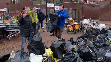 Vuurwerkafvalinzameling-actie in Waterland / Spijkenisse 2018