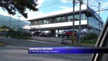 Empresa privada se protege de posibles saqueos