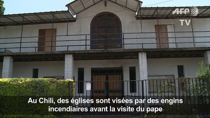 Chili: des églises attaquées avant la visite du pape