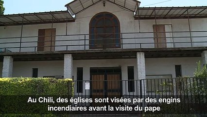 Chili: des églises attaquées avant la visite du pape
