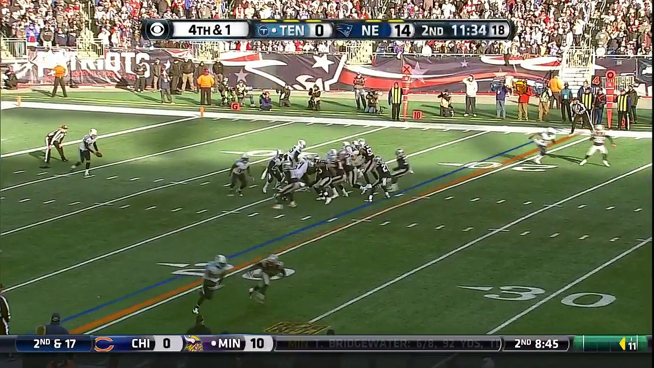 2015 - Patriots Danny Amendola fumbles on punt return, Titans recover