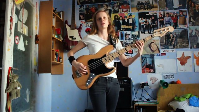 Anti-Flag - Spaz's House Destruction Party [bass cover]