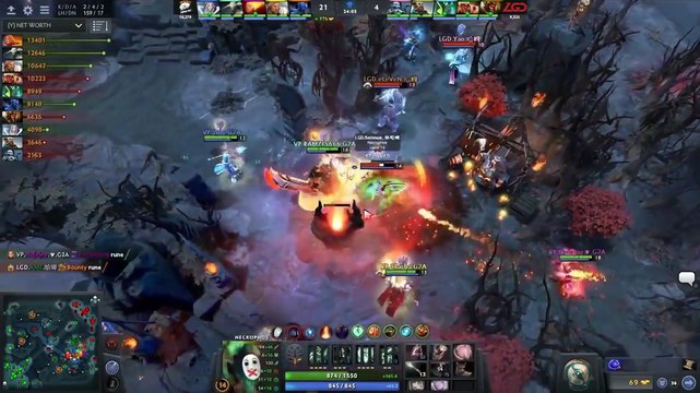 VP vs LGD - TI7 Winners Bracket DOTA 2 AUG 2017