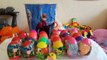 26 SURPRISE EGGS!!! Disney CARS MARVEL Spider Man SpongeBob HELLO KITTY P