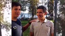 Johan Esteban Chaves Presenta a su Hermano Brayan con Team Orica-DrYdo3p3A