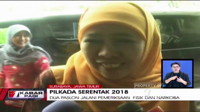 Seluruh Bakal Cagub - Cawagub Jatim Jalani Pemeriksaan Fisik dan Narkoba