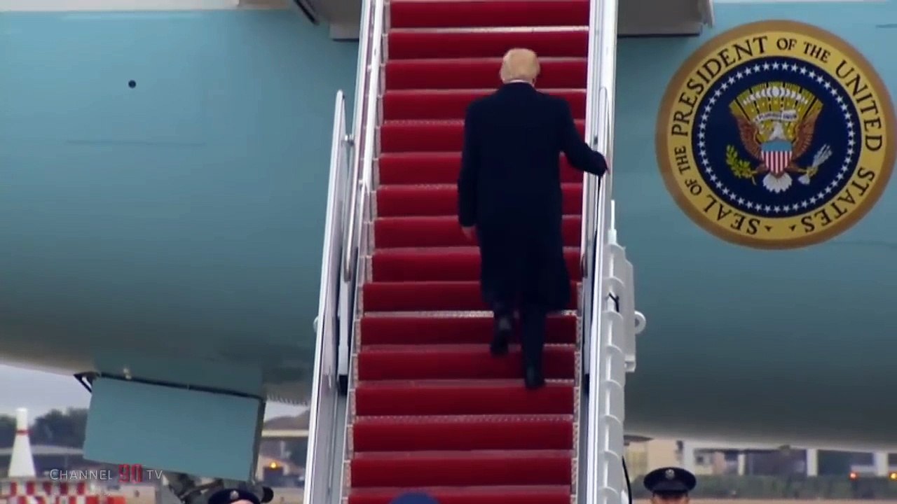 President Trump departs Washington, DC, en route to Palm Beach, FL Jan 12, 2018