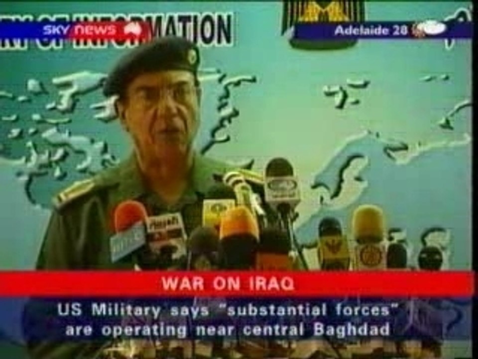 Guerre en Irak : Sky News - 6 avril 2003