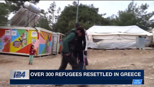 i24NEWS DESK | Over 300 refugees resettled in Greece | Saturday, January 13th 2018