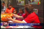 Lourdes Flores niega aportes de Camargo Correa para su campaña del 2006