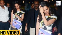 Shardhha Kapoor Hiding Her Face During Dinner Party