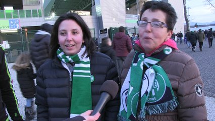 Réaction des supporters après ASSE-TFC