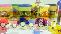 Peppa Pig e Pig George com Pokebolas de Massinha de Modelar - Pokeballs Play-Doh -em Português