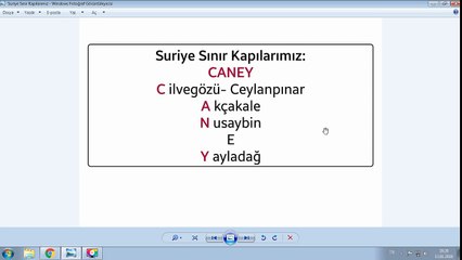 Suriye Sınır Kapılarımız