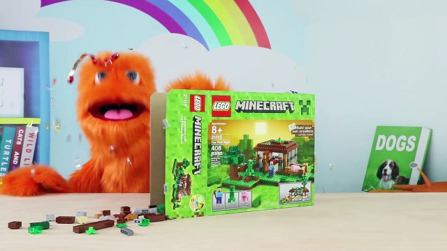 LEGO Minecraft Toys Action Figures Series Unboxing Deluxe Set Review for kids Playtime Video