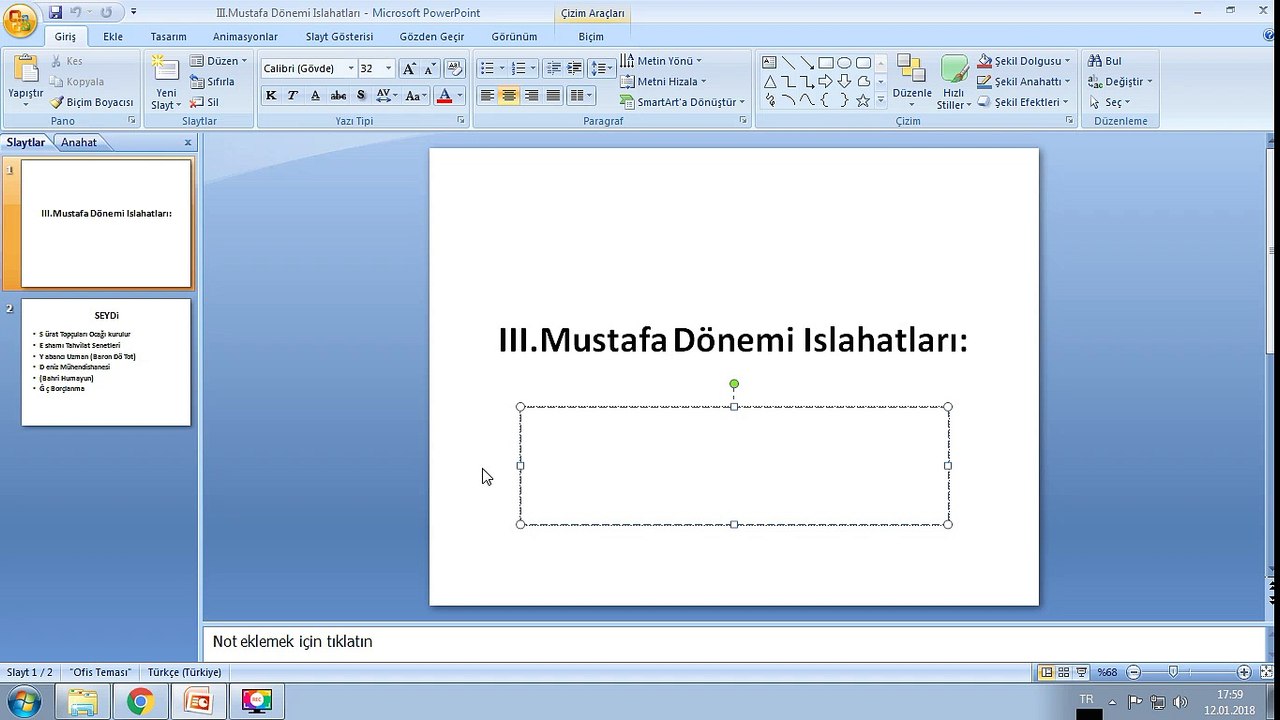 III.Mustafa Dönemi Islahatları