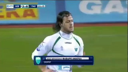 Joao Favaro Francisco Goal - Levadiakos 1-0 Panathinaikos - 14.01.2018
