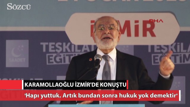 Karamollaoğlu: Hapı yuttuk
