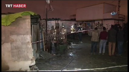 Beylikdüzü'nde kağıt toplayıcılarının barındığı konteynerde yangın: 3 ölü, 1 yaralı