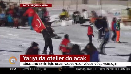 Kayak merkezileri yarıyıl tatiline hazır