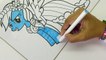 My little Pony RAINBOW DASH Coloring Pages MLP Speed Colou