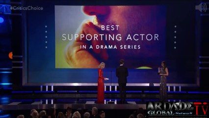 David Harbour Wins Critics Choice Awards 2018
