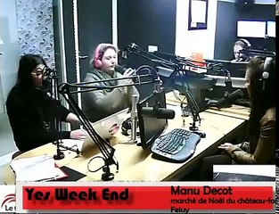 yes week-end du 26 novembre 2014 avec Manu Decot pour le marche de Noel du chateau-fort de Feluy