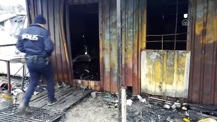 Kağıt toplayıcılarının barındığı konteynerde yangın: 3 ölü (2) - İSTANBUL