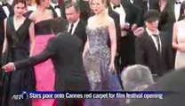 Stars pour onto Cannes red carpet for film festival opening
