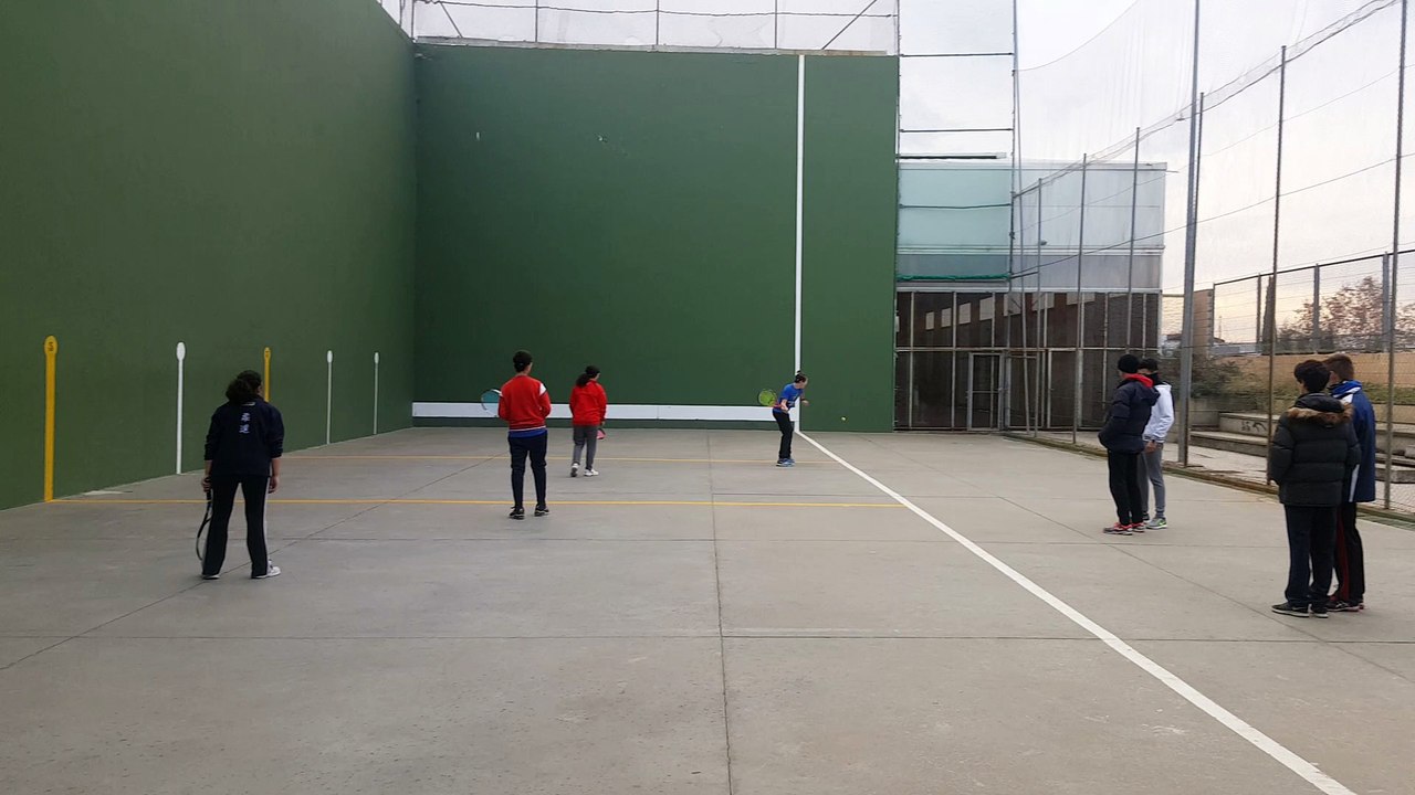Frontenis liga juvenil Rivas vs Getafe 1ª partida set 2