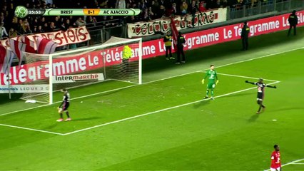 Stade Brestois 29 - AC Ajaccio (2-3) - Résumé 12/01/2018