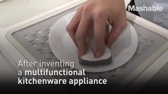 This student invented a genius kitchen appliance to offer a helping hand to people who only have the use of one arm