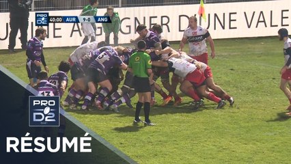 PRO D2 - Résumé Aurillac-Angoulême: 21-7 - J19 - Saison 2017/2018