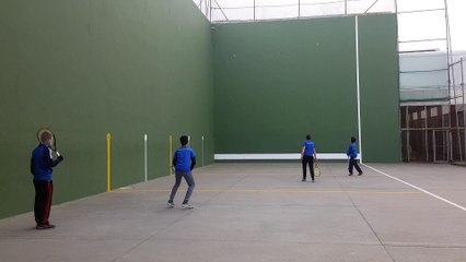 Frontenis liga juvenil Rivas vs Getafe 2ª partida set 1