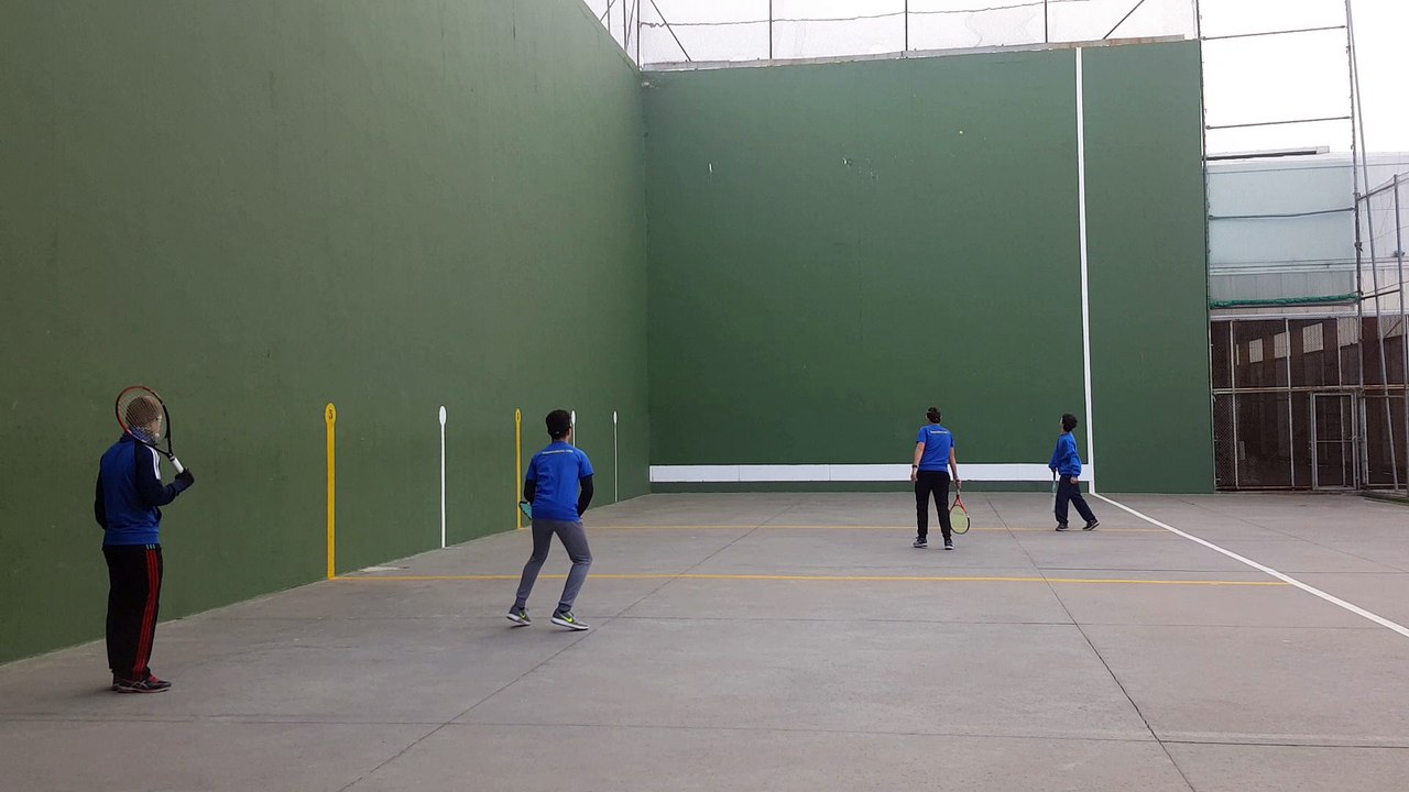Frontenis liga juvenil Rivas vs Getafe 2ª partida set 1