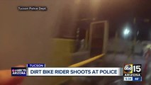 Video captures shots fired at Tucson police officers