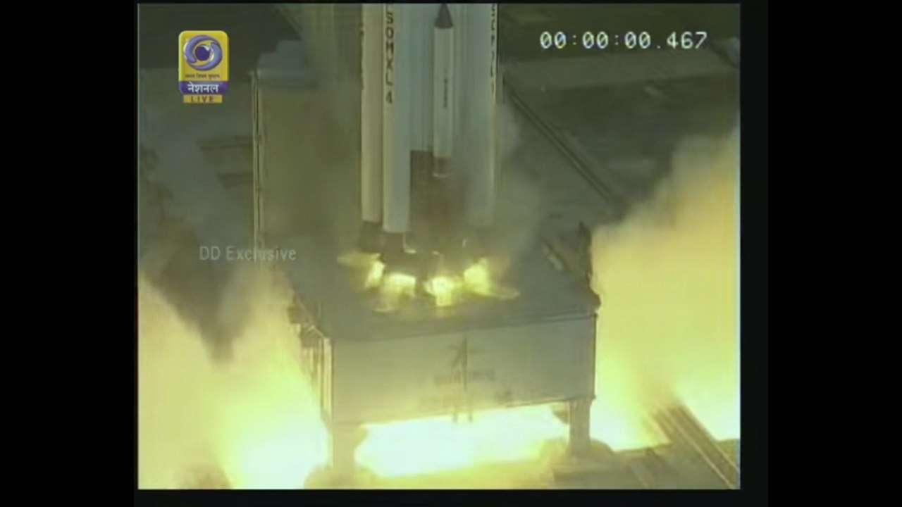Launch of Indian PSLV Rocket on Return to Flight with Cartosat-2F
