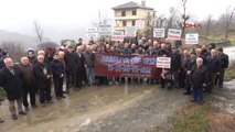 Trabzon-Katı Atık Berteraj Tesisi Protestosu