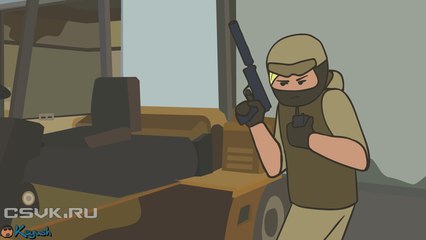 CS:GO Cartoon. "THE AFK HERO" #CSGO