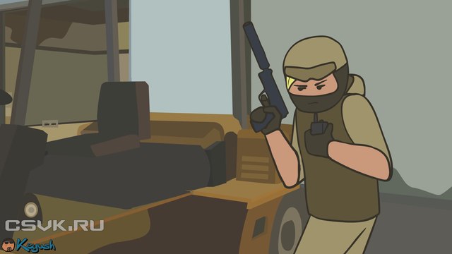 CS:GO Cartoon. THE AFK HERO #CSGO
