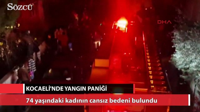 Evde çıkan yangında, yaşamını yitirdi