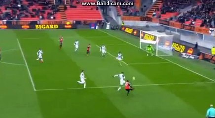 Denis Bouanga Goal HD Lorient 2-0 Gazelec 13.01.2018