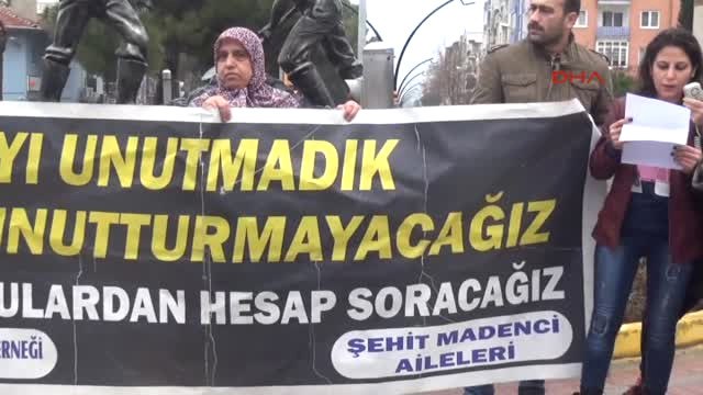Manisa Soma Maden Faciasında Ölenleri Andılar