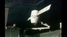 Timelapse of SpaceX Dragon CRS-13 Unberthing & Departure